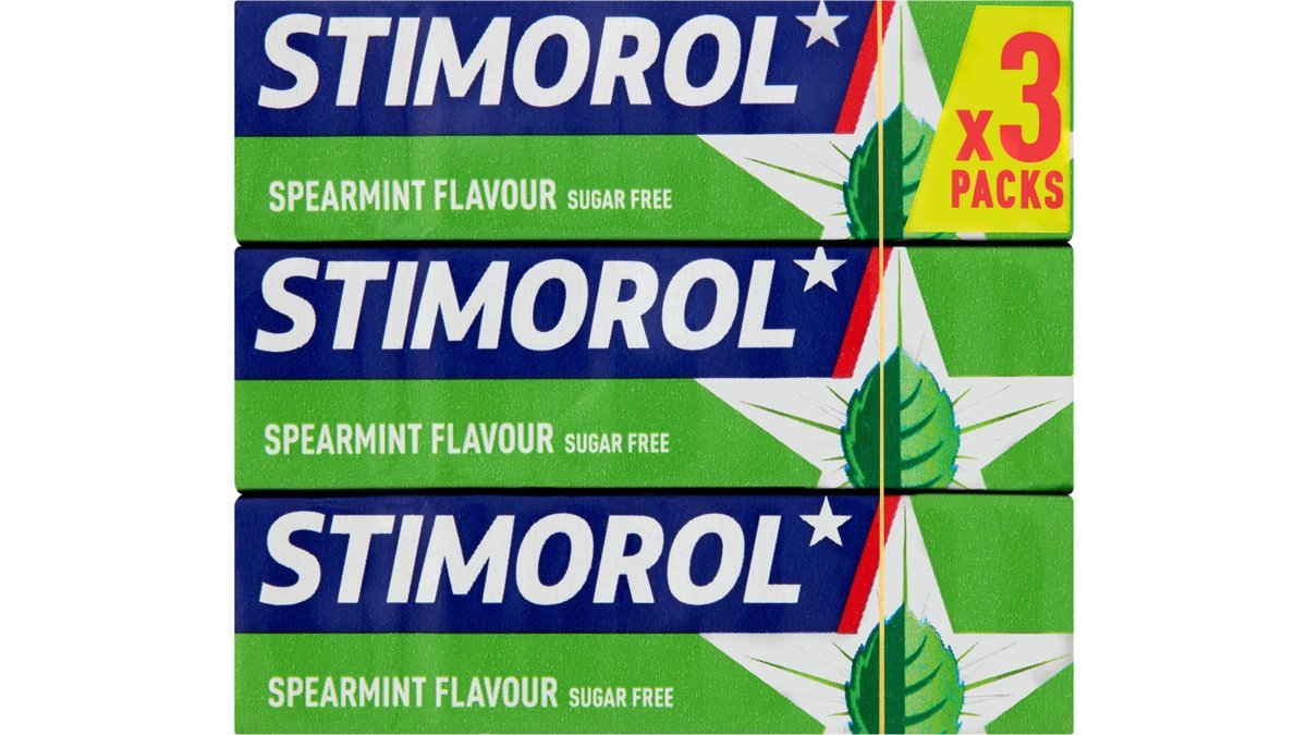 Tyggegummi m. spearmintsmag, Stimorol