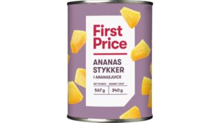 Ananas i stykker, First Price