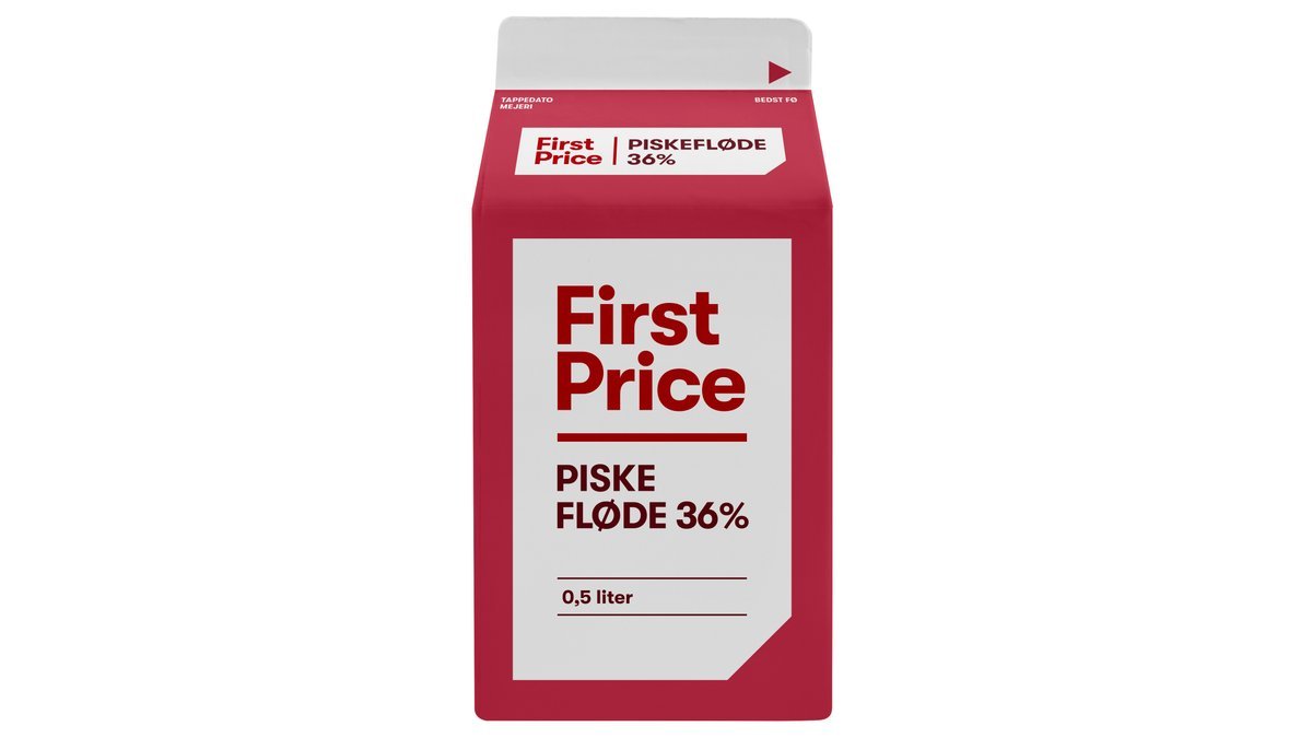 Piskefløde 36%, First Price