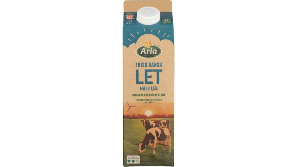 Letmælk 1,5%, Arla 24