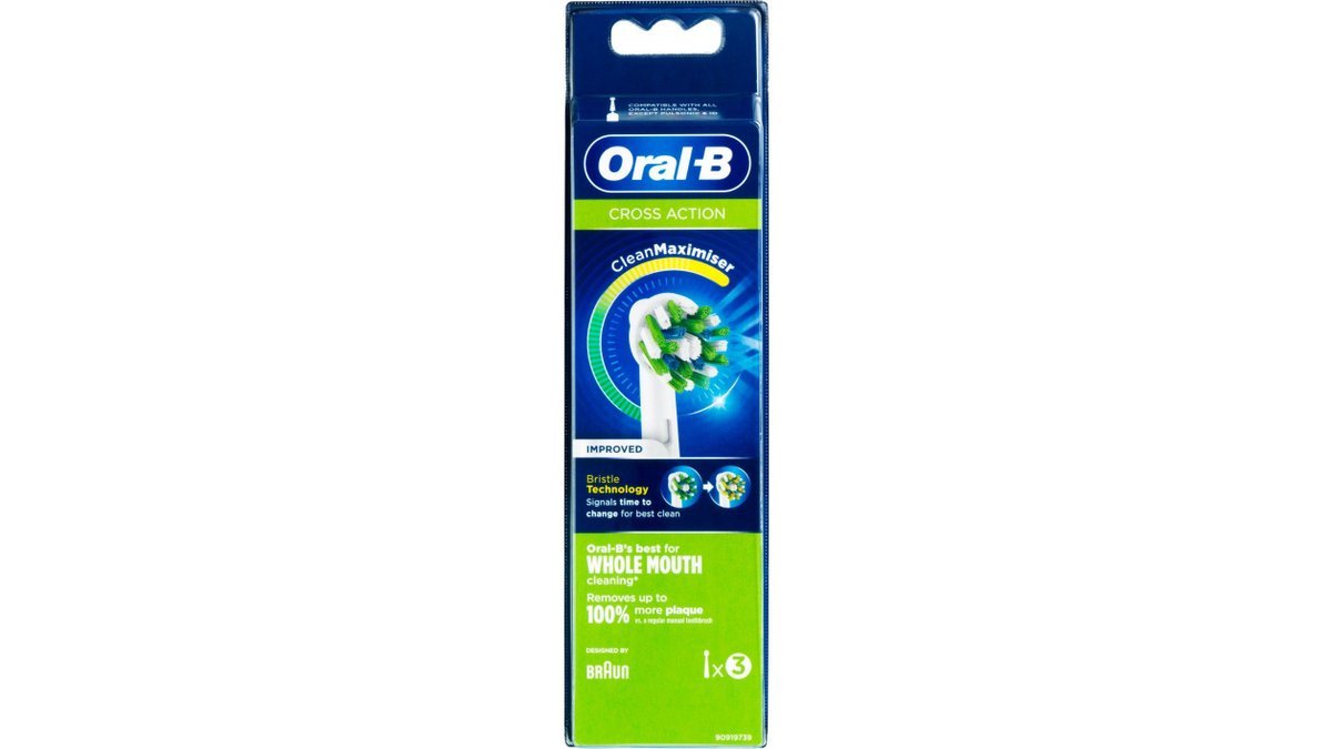 Tandbørstehoveder Cross Action, Oral-B