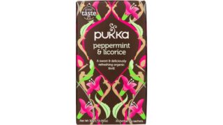 Te m. Pebermynte & lakrids øko. Pukka