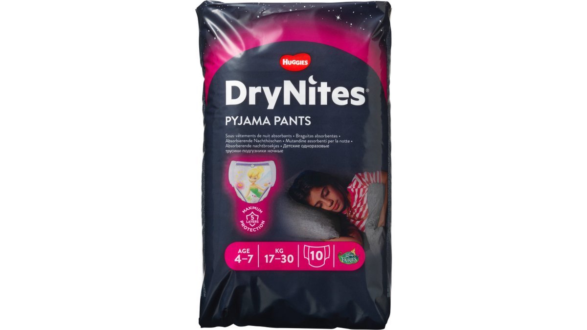 Buksebleer 4-7 år, DryNites