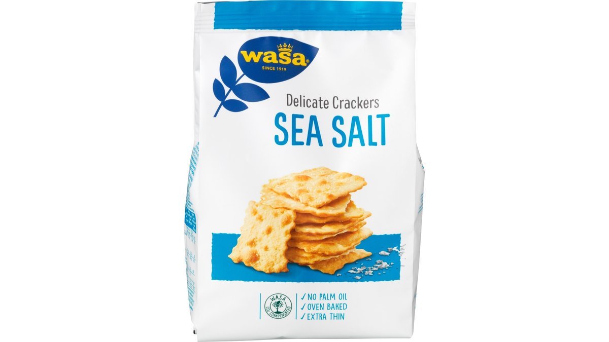 Crackers m. havsalt, Wasa