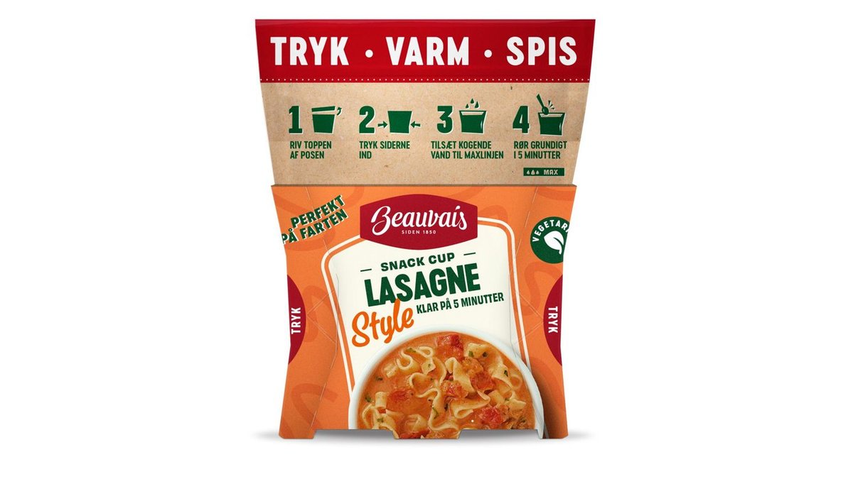 Snack Cup Lasagne Style, Beauvais