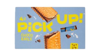 Kiks m. chokolade & mælkefyld, Pick up