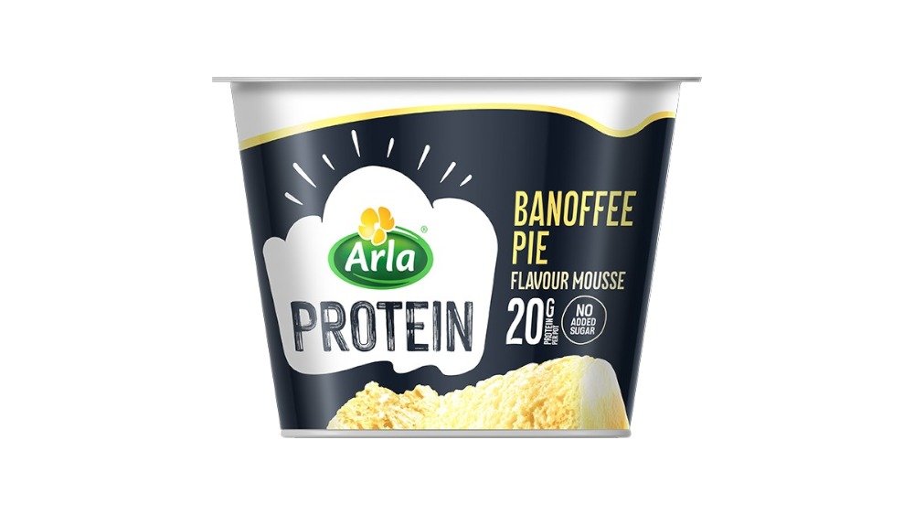 Mousse m. smag af banoffee pie 1,4%, Arla Protein
