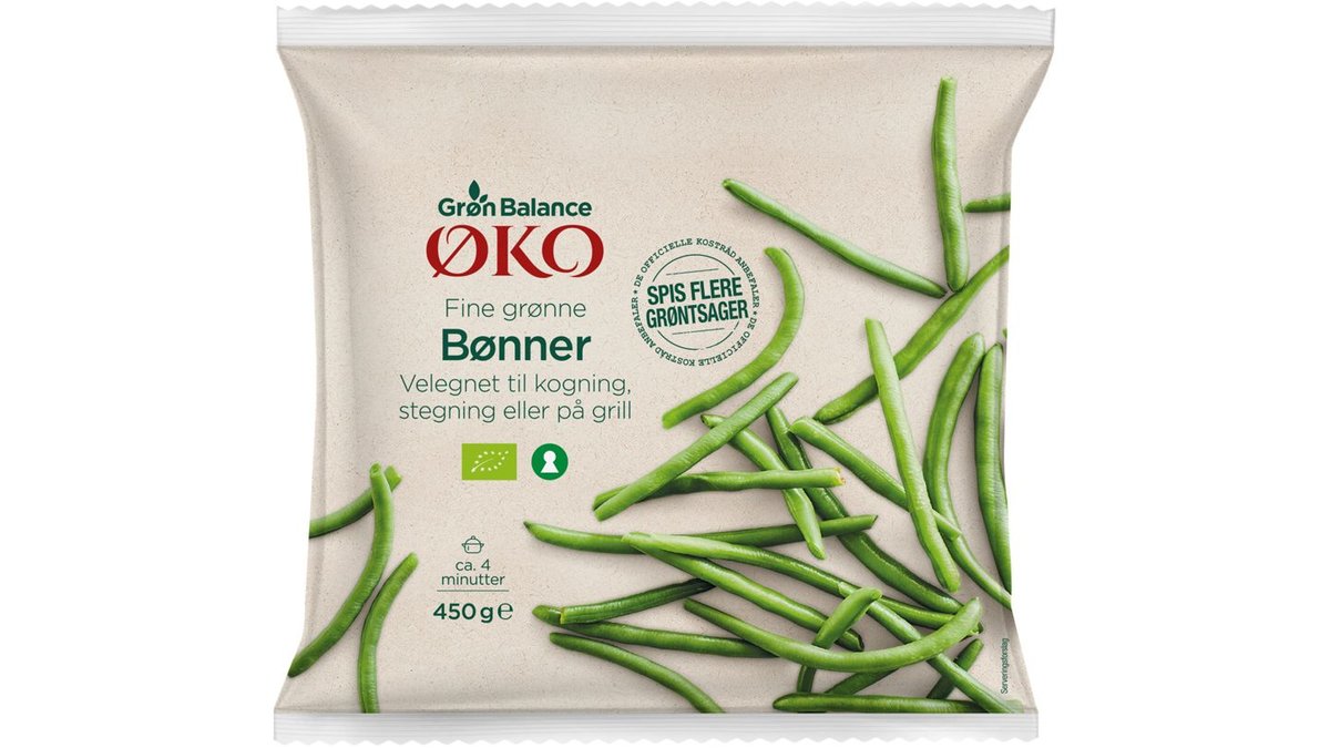 ❄️Grønne bønner øko. Grøn Balance
