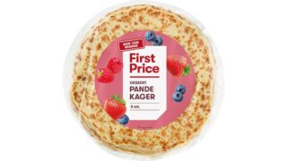 Dessert pandekager, First Price