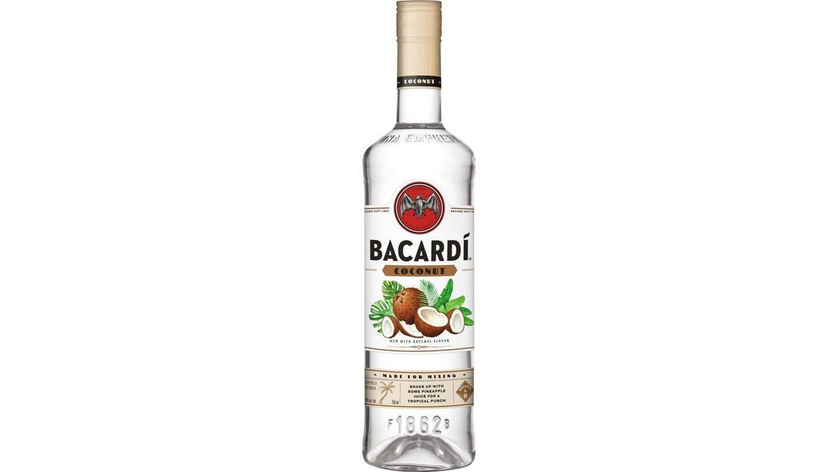 Hvid rom m. kokos 32%, Bacardi