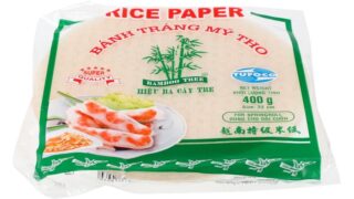 Rispapir Rund 22cm, Bamboo Tree