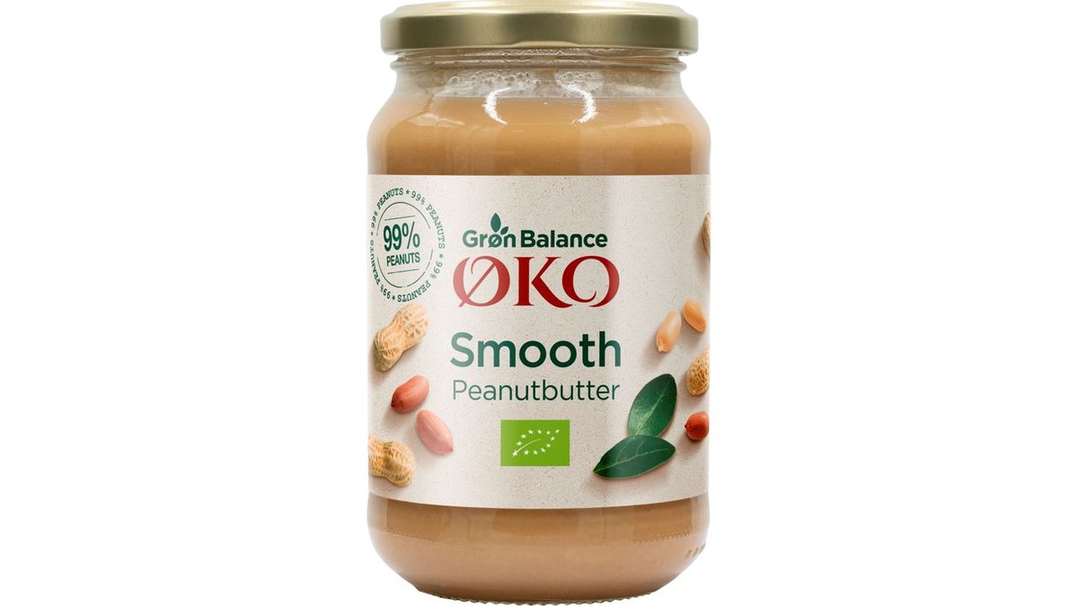 Peanutbutter smooth øko. Grøn Balance