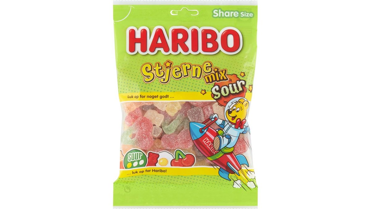 Stjernemix sour 375 g, Haribo