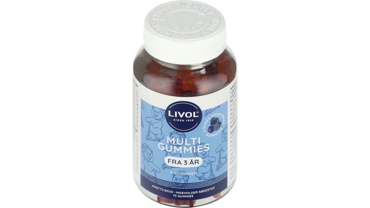 Multivitaminbjørne orig. Livol