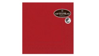 Servietter 33 cm rød, ASP Holmblad