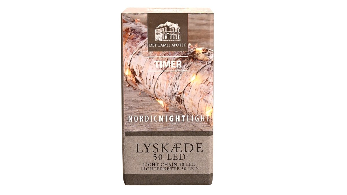 Lyskæde 50 LED, NordicNightLight
