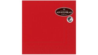 Servietter 25 cm rød, ASP Holmblad