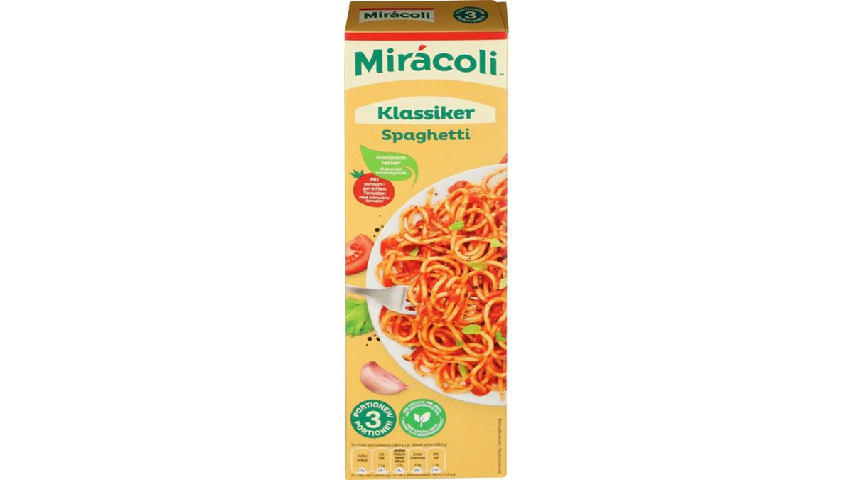 Klassisk spaghetti m. tomatsauce, Miracoli