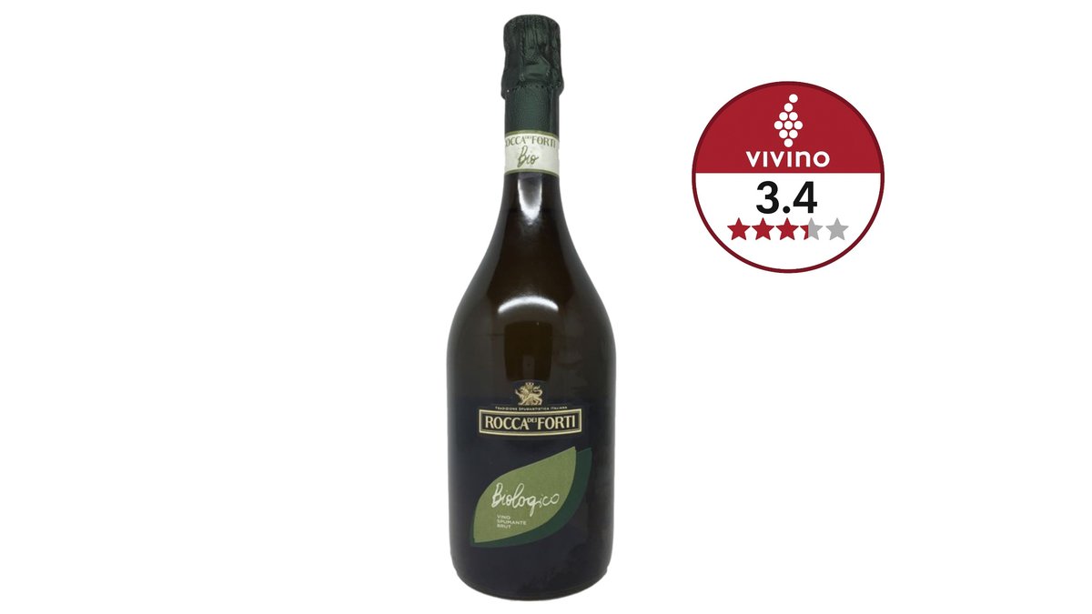 Spumante Brut 11,5% øko., Rocca Dei Forti