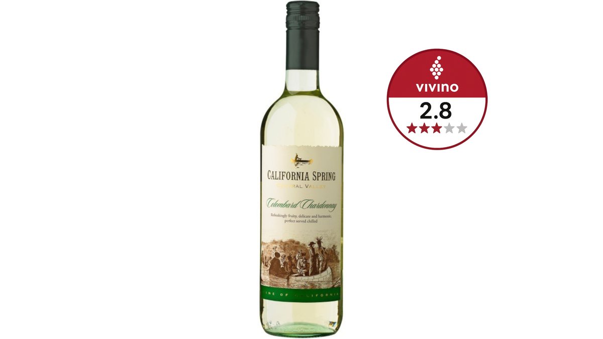 Chardonnay 12%, California Spring