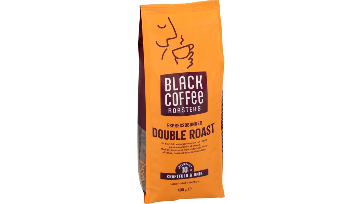Hele bønner Double Roast Espresso, Black Coffee Roasters