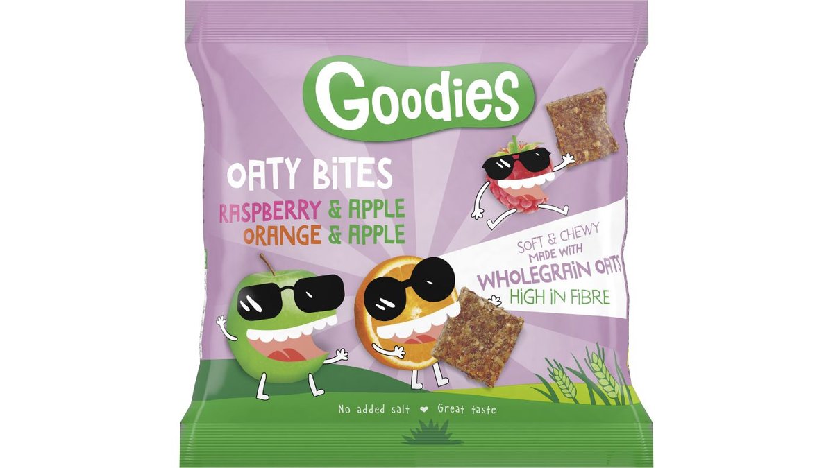 Havrebidder m. hindbær & æble, Goodies