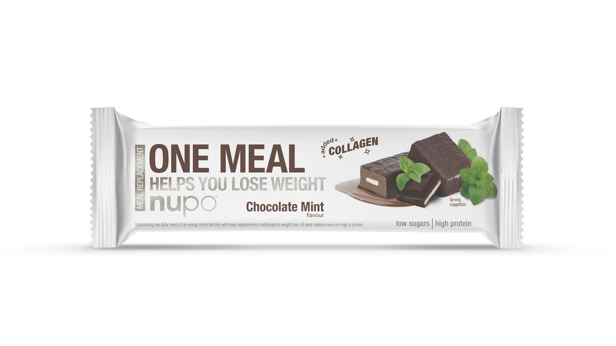 One Meal bar m. chokolade og mint, Nupo