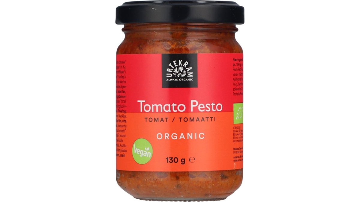 Pesto rød øko. Urtekram