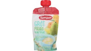 Grødsmoothie m. pære, abrikos & banan, Semper