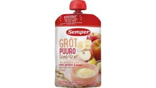 Grød m. æble & fersken, Semper