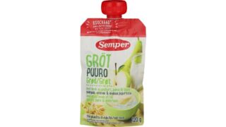 Grød m. yoghurt, æble & pære, Semper