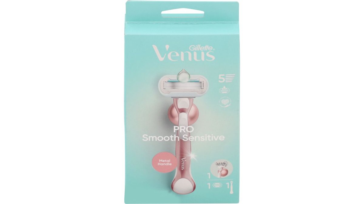 Barberskraber Pro Smooth Sensitive H+1+Hook, Venus