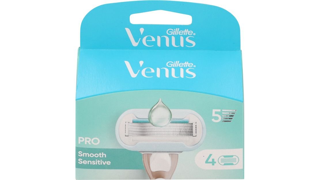 Barberblade t. kvinder smooth sensitive 4 stk. Venus Pro